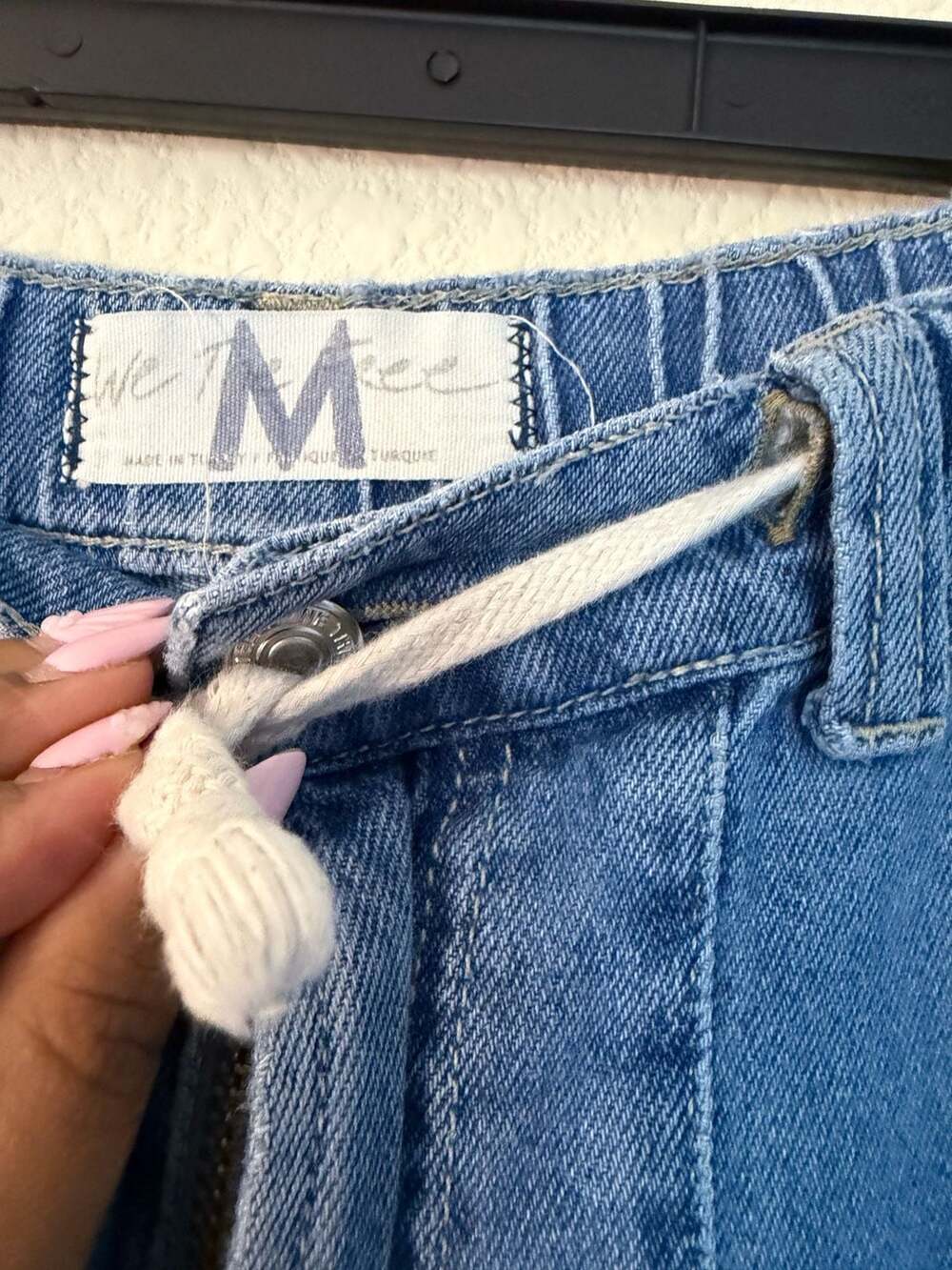 Free People Easy Yuki Pull-On Barrel Jeans Size M - Picture 6 of 6